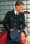 Feuerwehr Uniform Sakko Sachsen-Brandenburg-Mecklenburg/Vorpommern 55/45 Polyester/Schurwolle Kammgarn-Serge 58/60
