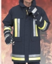 Feuerwehr �berjacke Bayern 2000 blassgelb silber