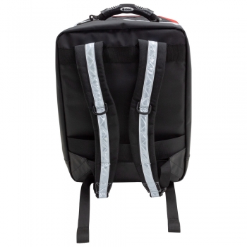 Dönges Notfallrucksack SEG mit Innentaschen, rot/schwarz, 360 x 420 x 190 mm leer