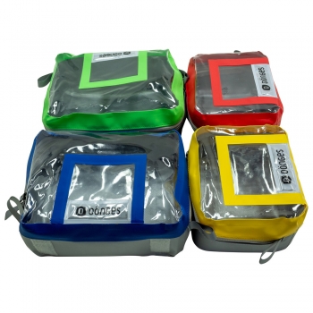 Dönges Notfallrucksack SEG mit Innentaschen, rot/schwarz, 360 x 420 x 190 mm leer