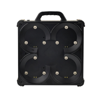 Preview: Dönges LED-360° Signalleuchten-Set für Verkehrsleitkegel im Koffer