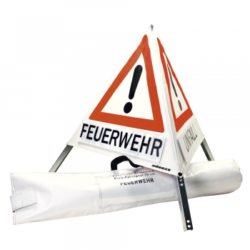 Dönges Klett-Faltsignal, tagesleuchtend, Feuerwehr, Unfall, Ölunfall, 900 mm