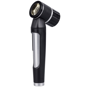 LuxaScope Dermatoskop LED 2,5 V, schwarz, Kontaktscheibe mit Skala
