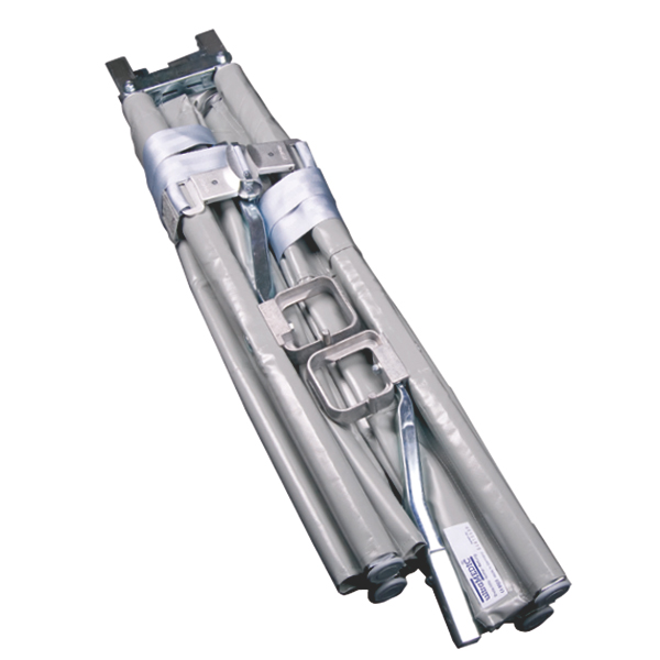 Aluminium-Krankentrage nach DIN 13024 K Gleit-/Rollenfüße