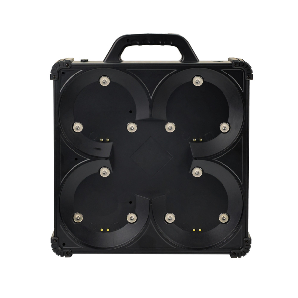 Dönges LED-360° Signalleuchten-Set für Verkehrsleitkegel im Koffer