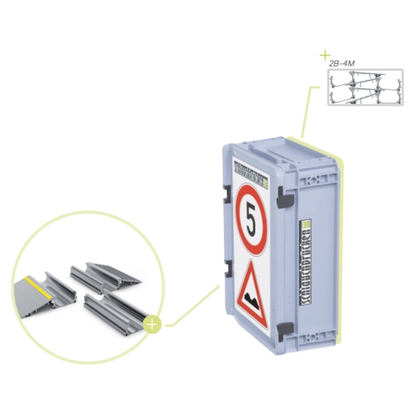 Dönges Modul-Schlauchbrücke Aluminium, Typ 2B-4M