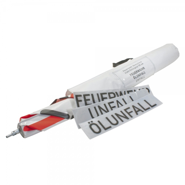 Dönges Klett-Faltsignal, tagesleuchtend, Feuerwehr, Unfall, Ölunfall, 900 mm