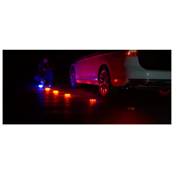 Dönges LED Signalleuchten-Set SyncFlare, orange, wechselbar gelb/blau/grün