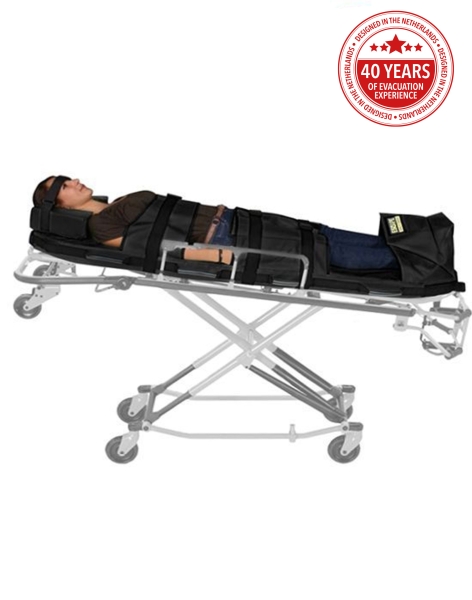 Evakuierungsmatratze ESCAPE-MATTRESS STRETCHER (SCHWARZ)