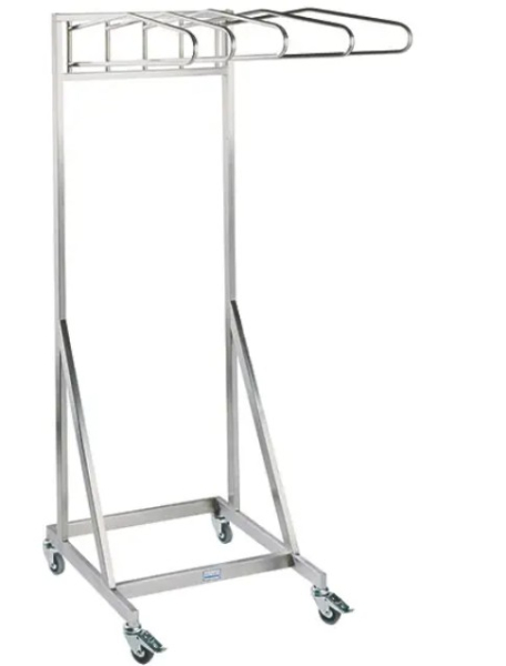 Fahrbarer Schürzenständer 5 Röntgenschürzen