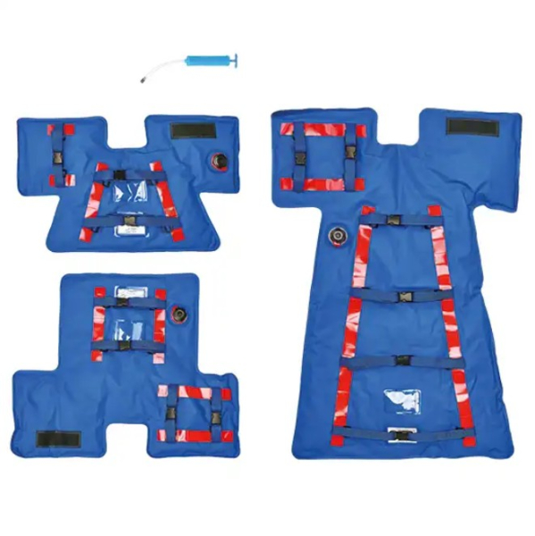 VACQ-Splint Set bestehend aus Arm-, Bein-, Knöchelschiene, Handpumpe & Tasche