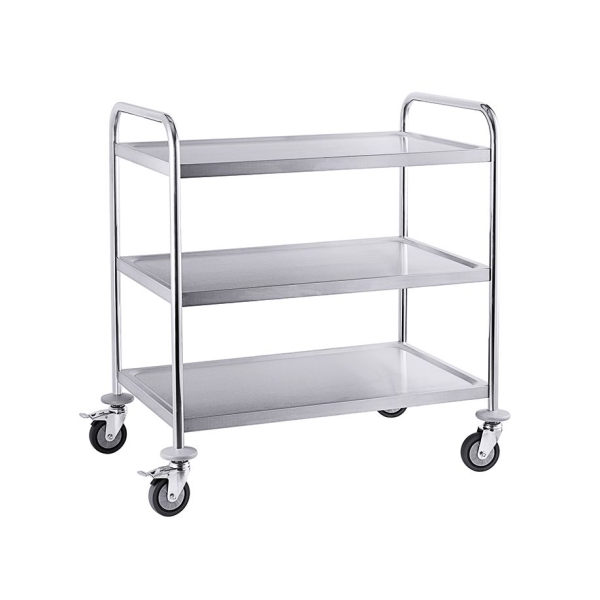 Servierwagen, mit 3 Böden, 83 x 51 x 94 cm