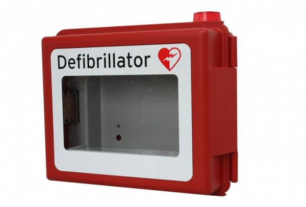 Defi-Wandkasten mit Mini-Leistungssirene und Stroboskop-Blitzer passend für HS1, FRx und FR2+