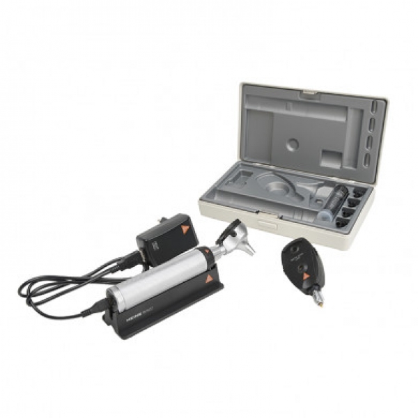 BETA 200 Ophthalmoskop/Otoskop Set LED mit BETA 4 USB Ladegriff, USB Kabel und Steckernetzteil